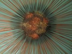 Sculpture murale brutaliste en laiton et cuivre en forme d'étoile de soleil, par Jere Starburst