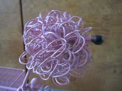 Fun Whimsical Weinberg 1950s Pink Poodle Magazine Rack