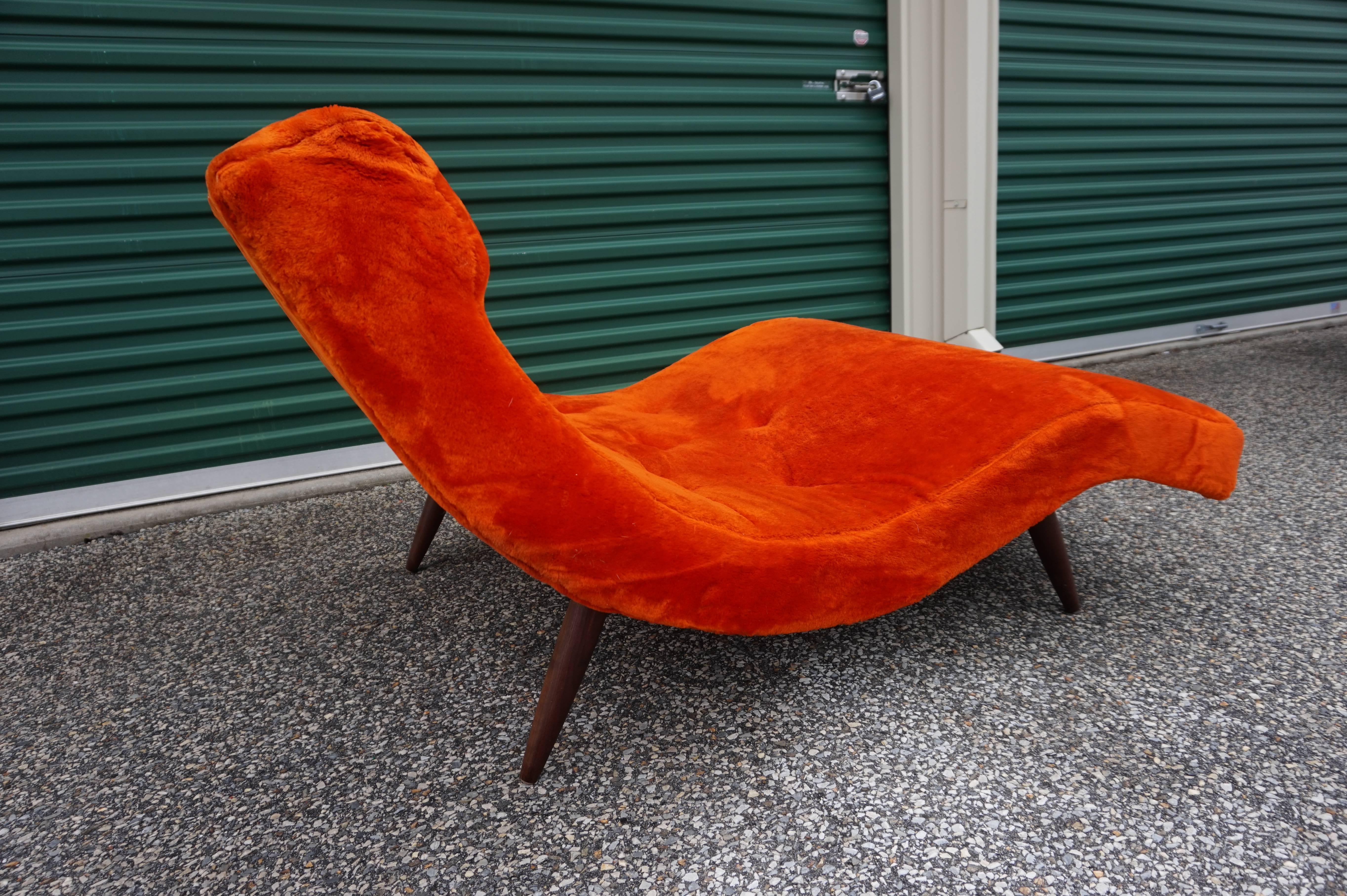 Stylish Adrian Pearsall Two-Person Mid-Century Modern Chaise Longue Chair 3