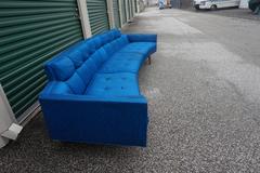 Sexy Curved American Mid-Century Modern Two Piece of Sofa