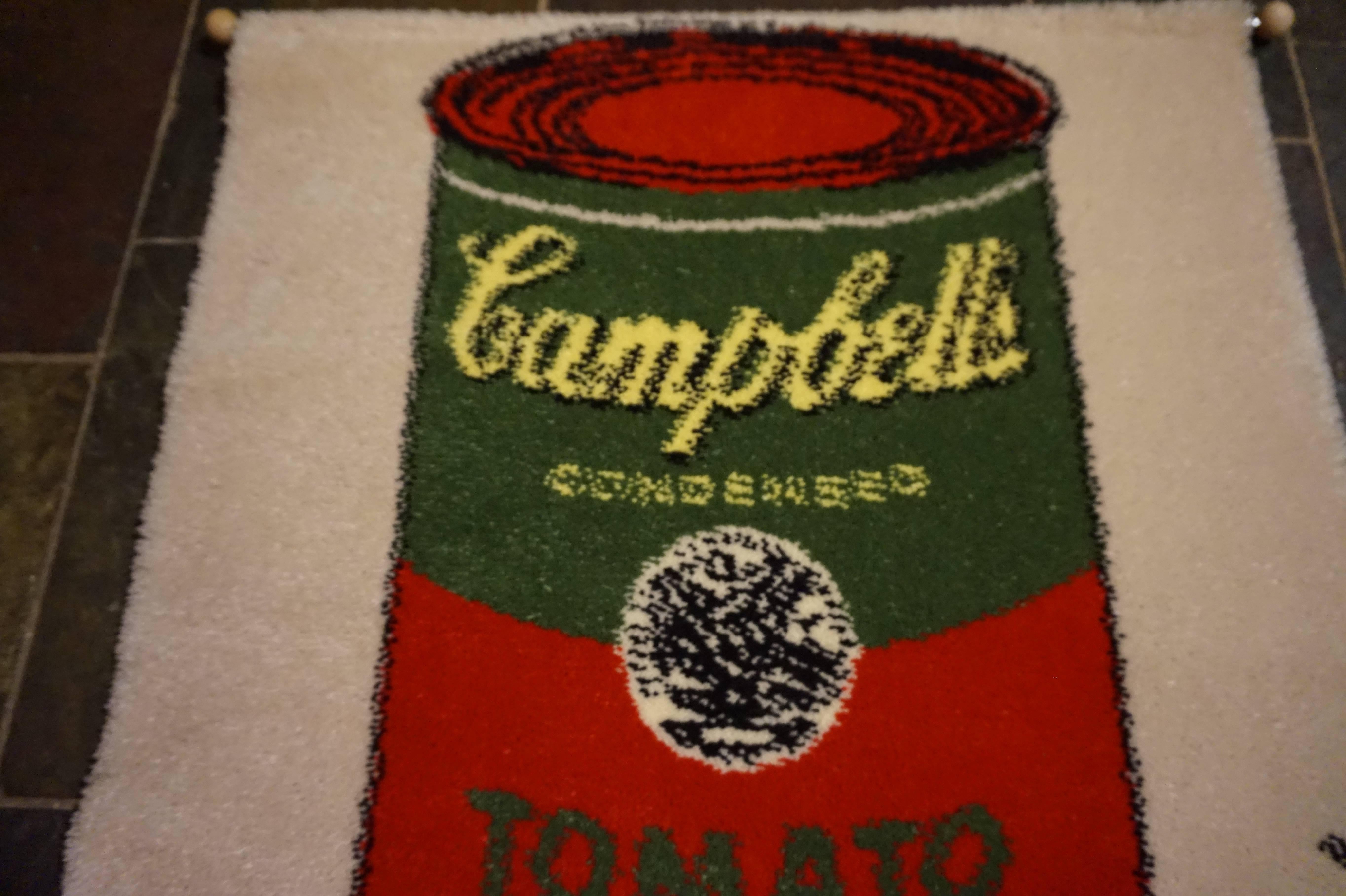 campbell soup rug
