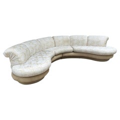 Wunderschönes, geschwungenes 2-teiliges Rundsofa von Adrian Pearsall im Mid-Century-Stil