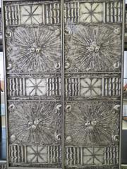 Rare Adrian Pearsall Brutalist Three-Piece Wall Unit Bar Stereo Cabinet Speakers