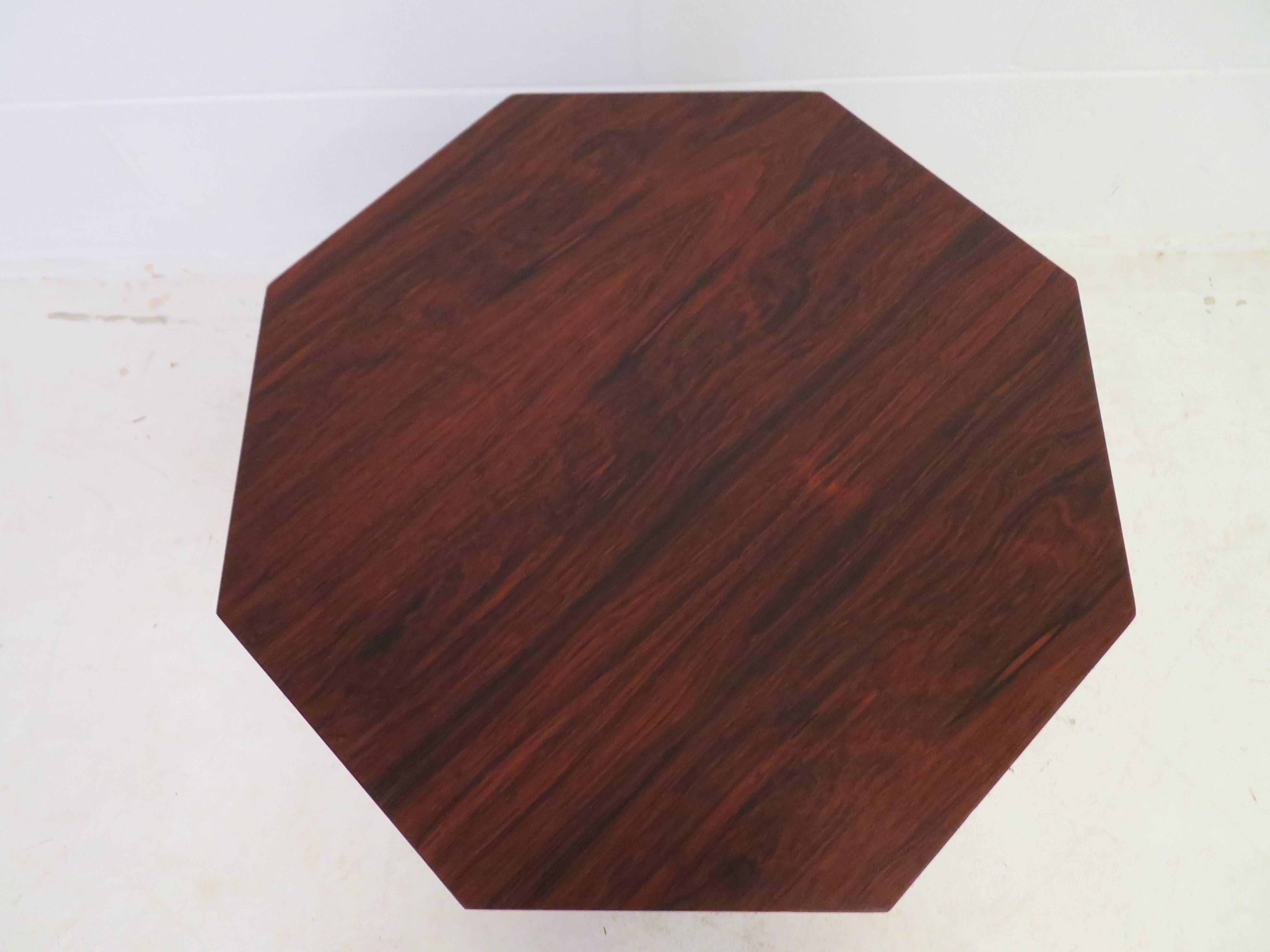 Mid-Century Modern Fabulous Harvey Probber Octagon Side End Table Rare