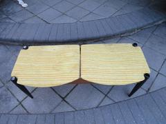 Lovely Mid-Century Modern Two-Seat Bench by John Stuart