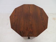 Rosewood Decagon Dry Bar Cabinet by Harvey Probber