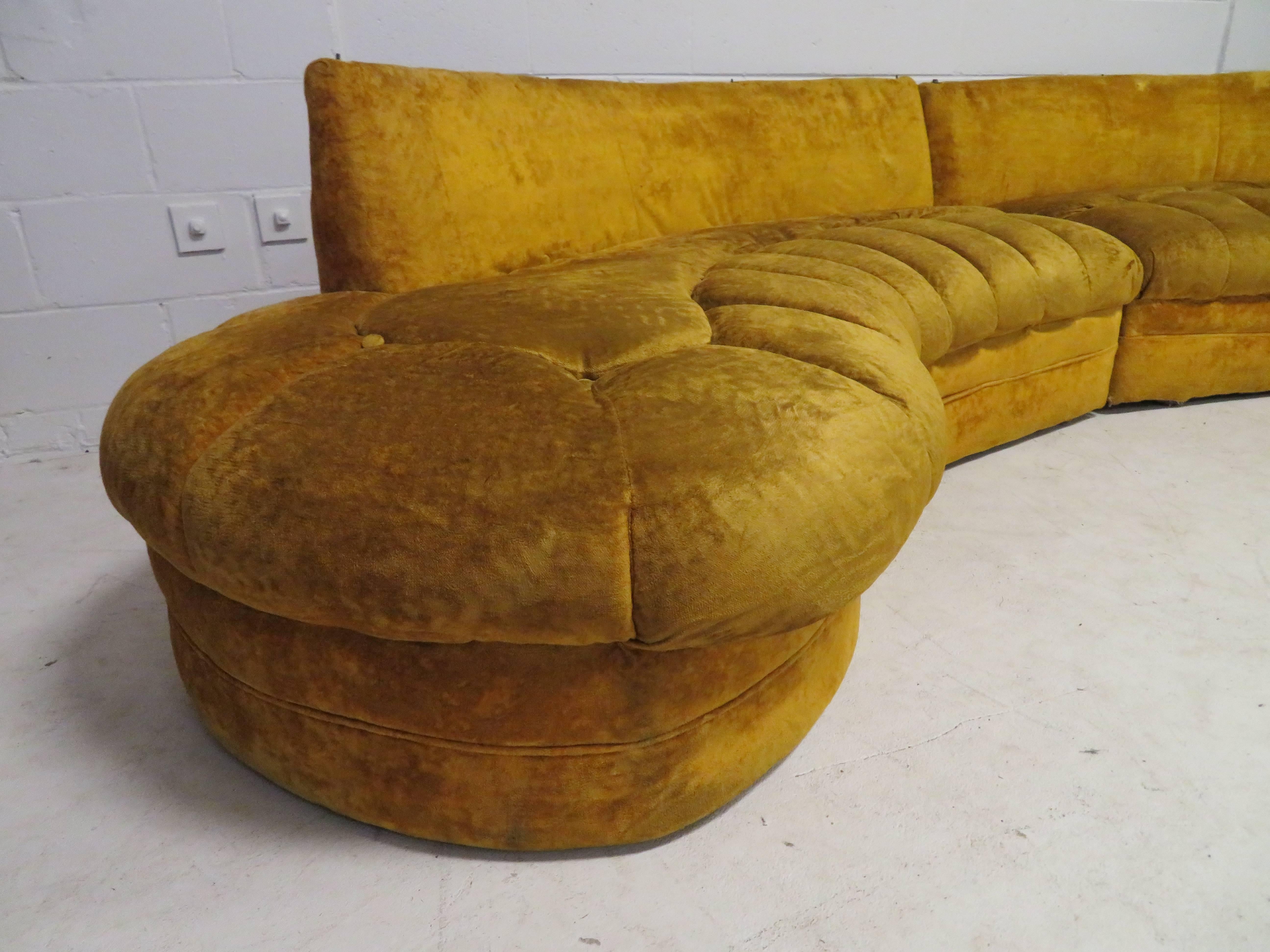 adrian pearsall curved sofa