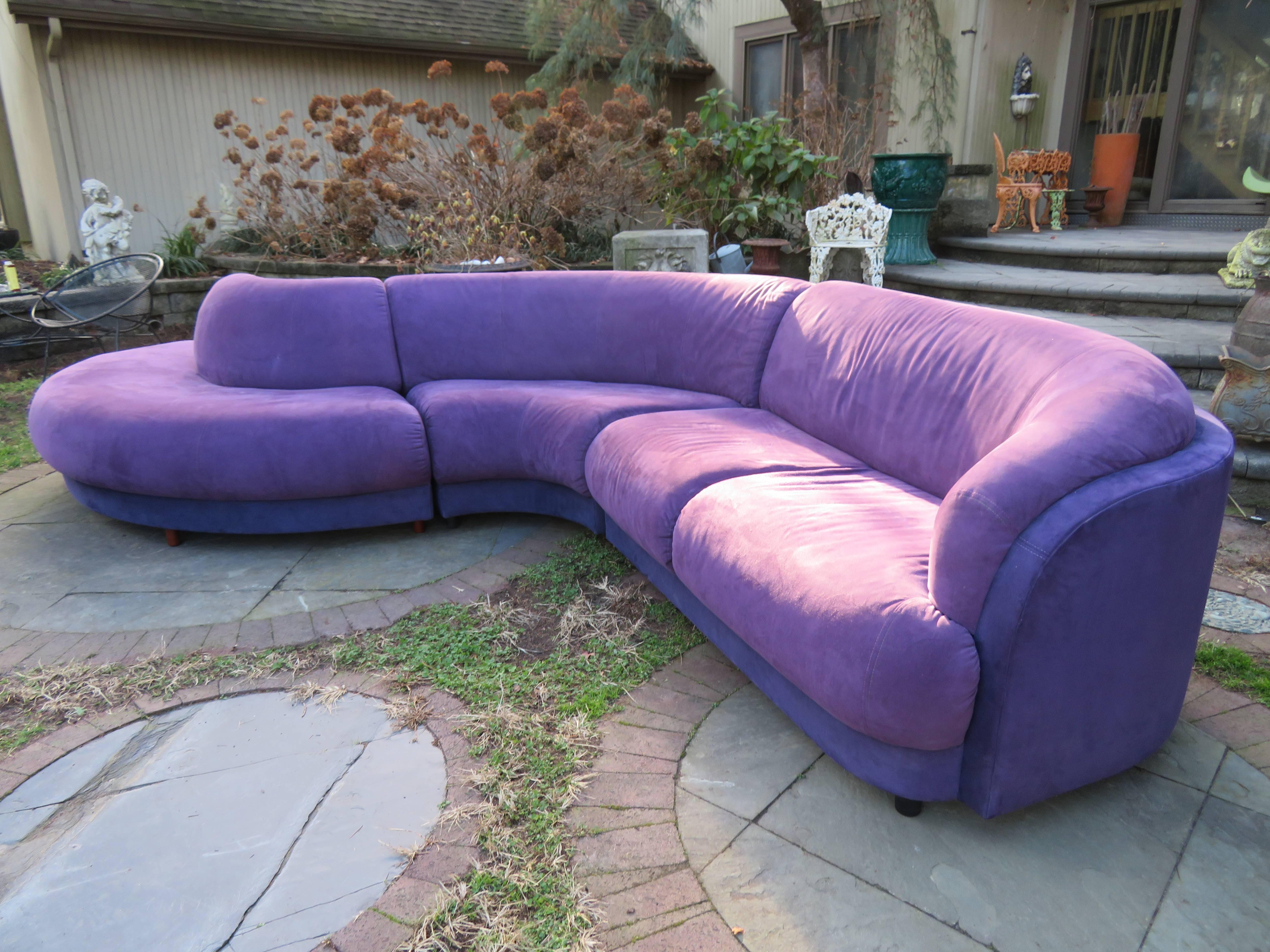 serpentine sectional sofa