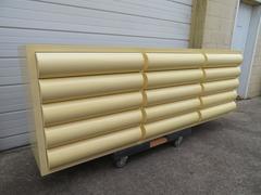 Exciting Bubble Front Karl Springer Style Dresser Credenza Mid-Century Modern