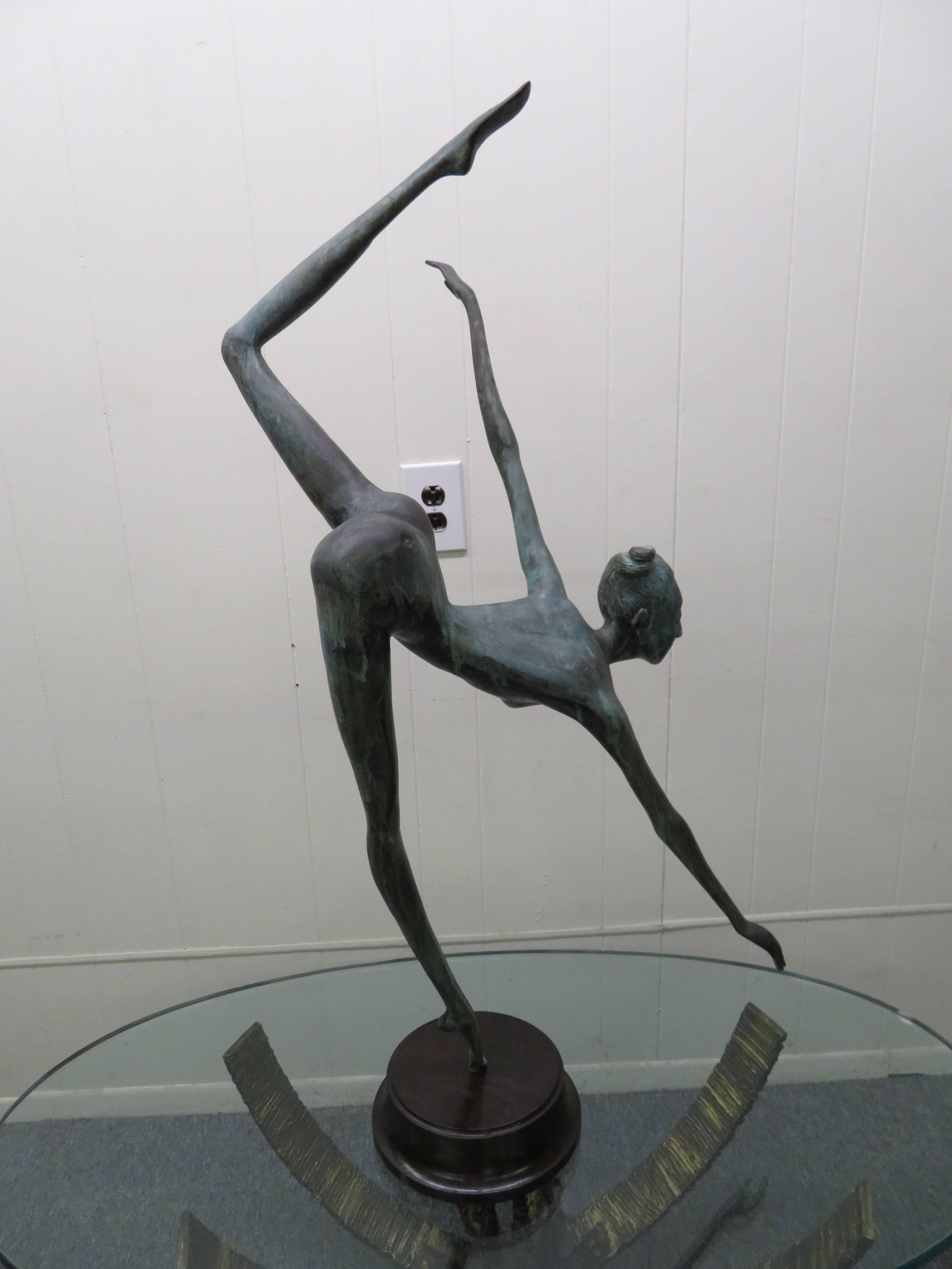 This is a beautiful sculpture signed and numbered by a popular and well collected Thai artist Hattakitkosol Somchai (b.1934-2000) . Anyone who enjoys the style of Jere, Jack Boyd or other popular Mid-Century artists would really enjoy this