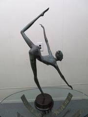 Large-Scale Patinated Bronze Hattakitkosol Somchai Ballerina Dancer Sculpture