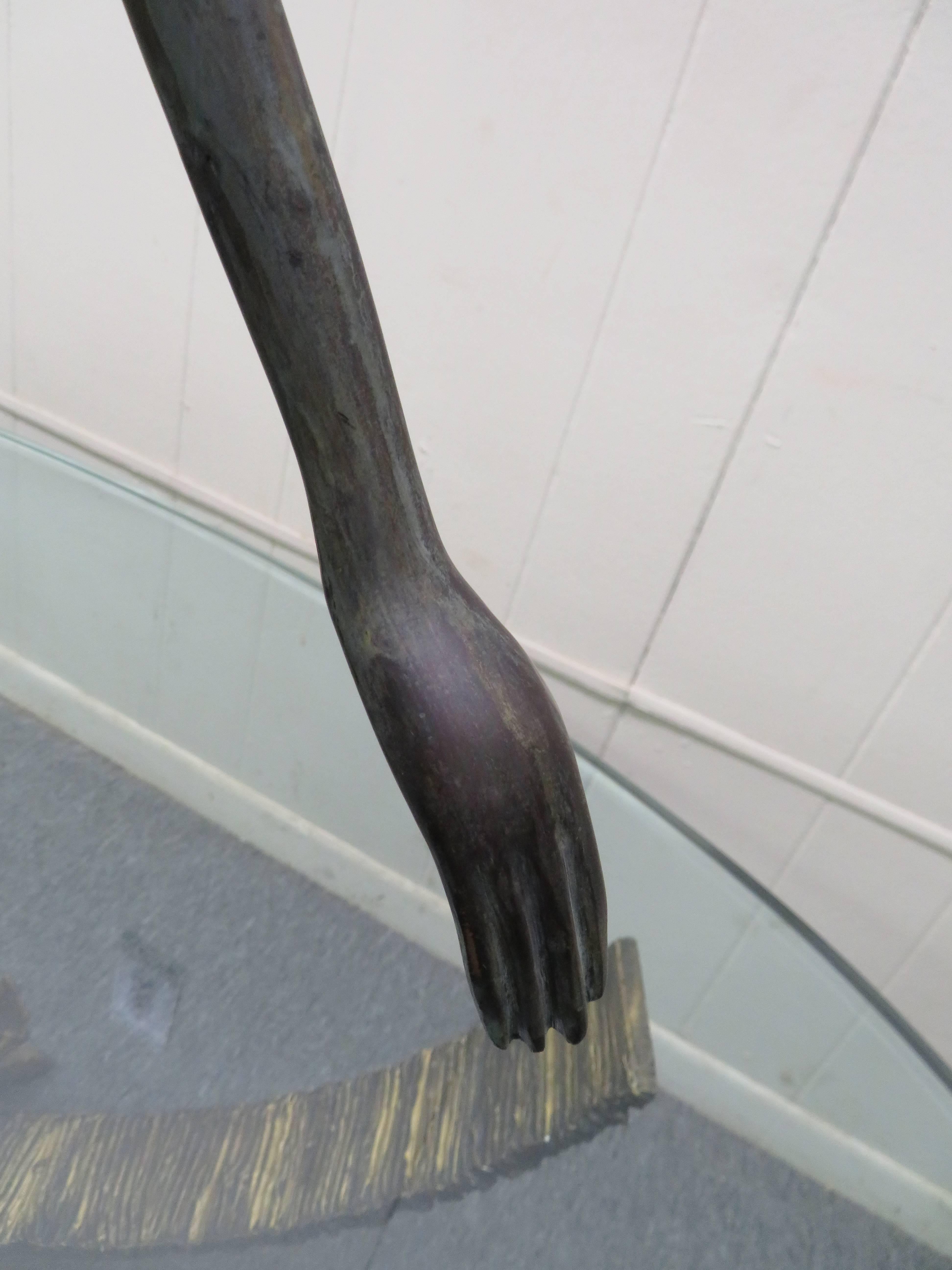 Large-Scale Patinated Bronze Hattakitkosol Somchai Ballerina Dancer Sculpture 1