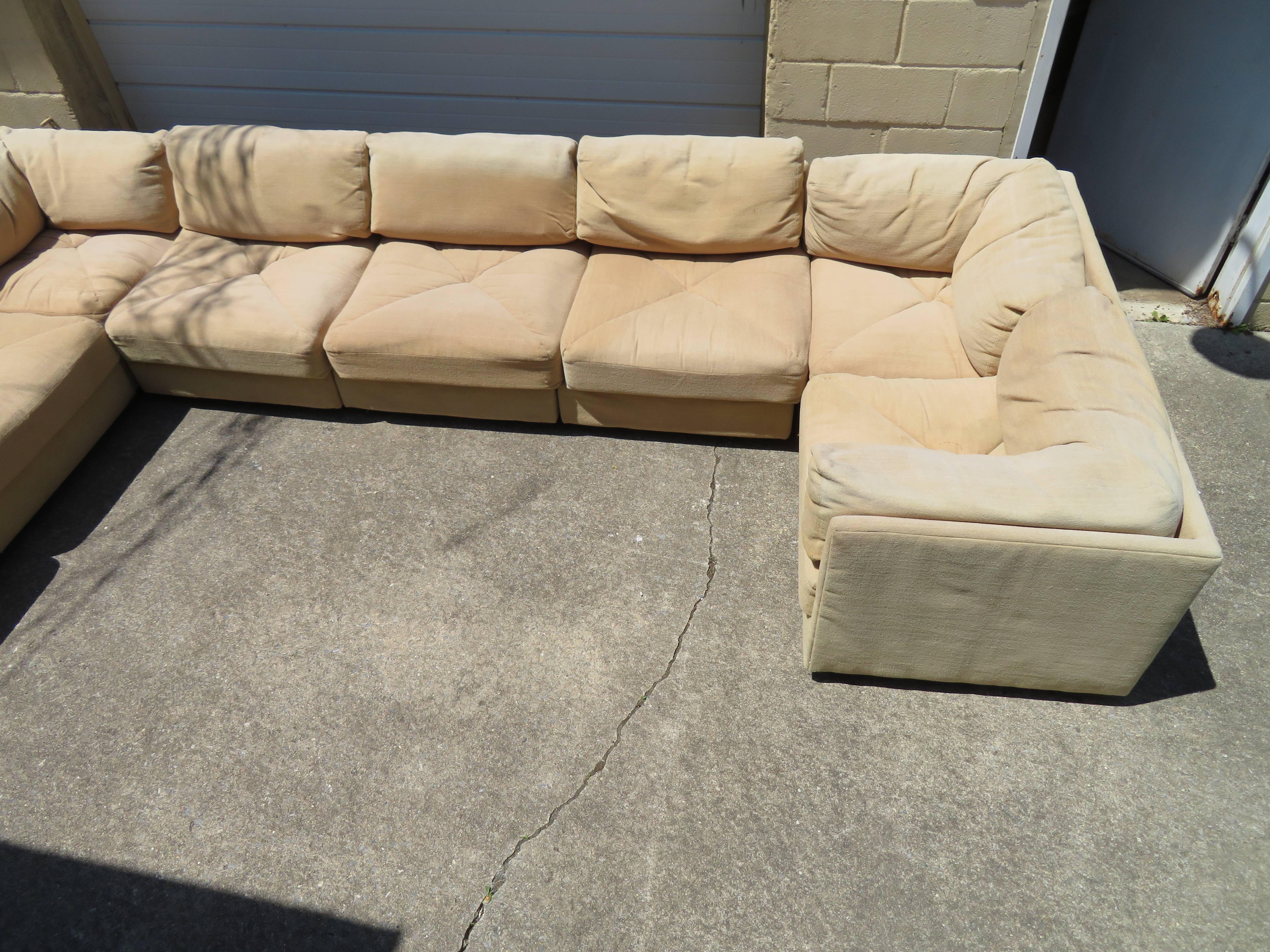 pit style sectional