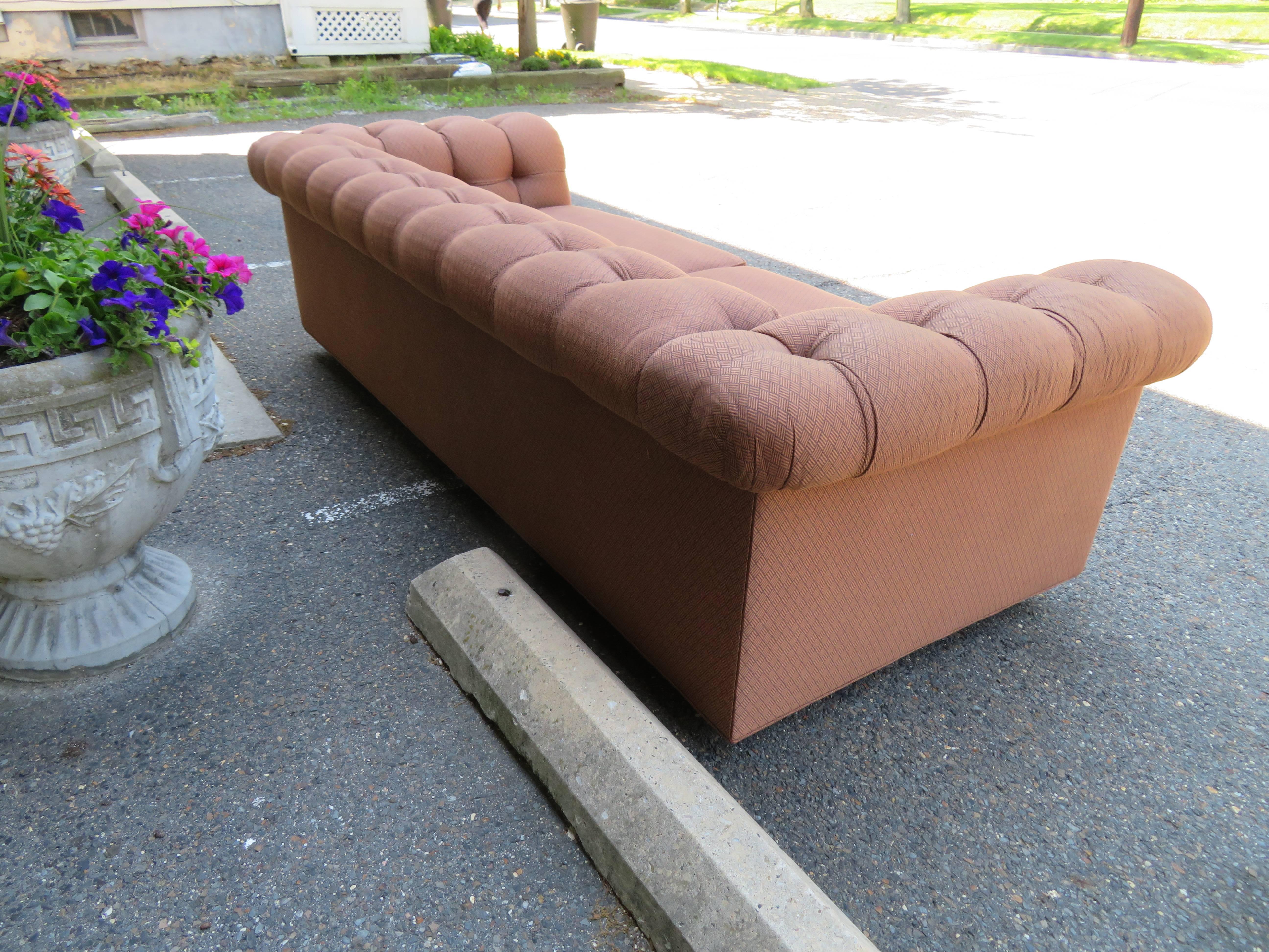 mid century modern chesterfield sofa