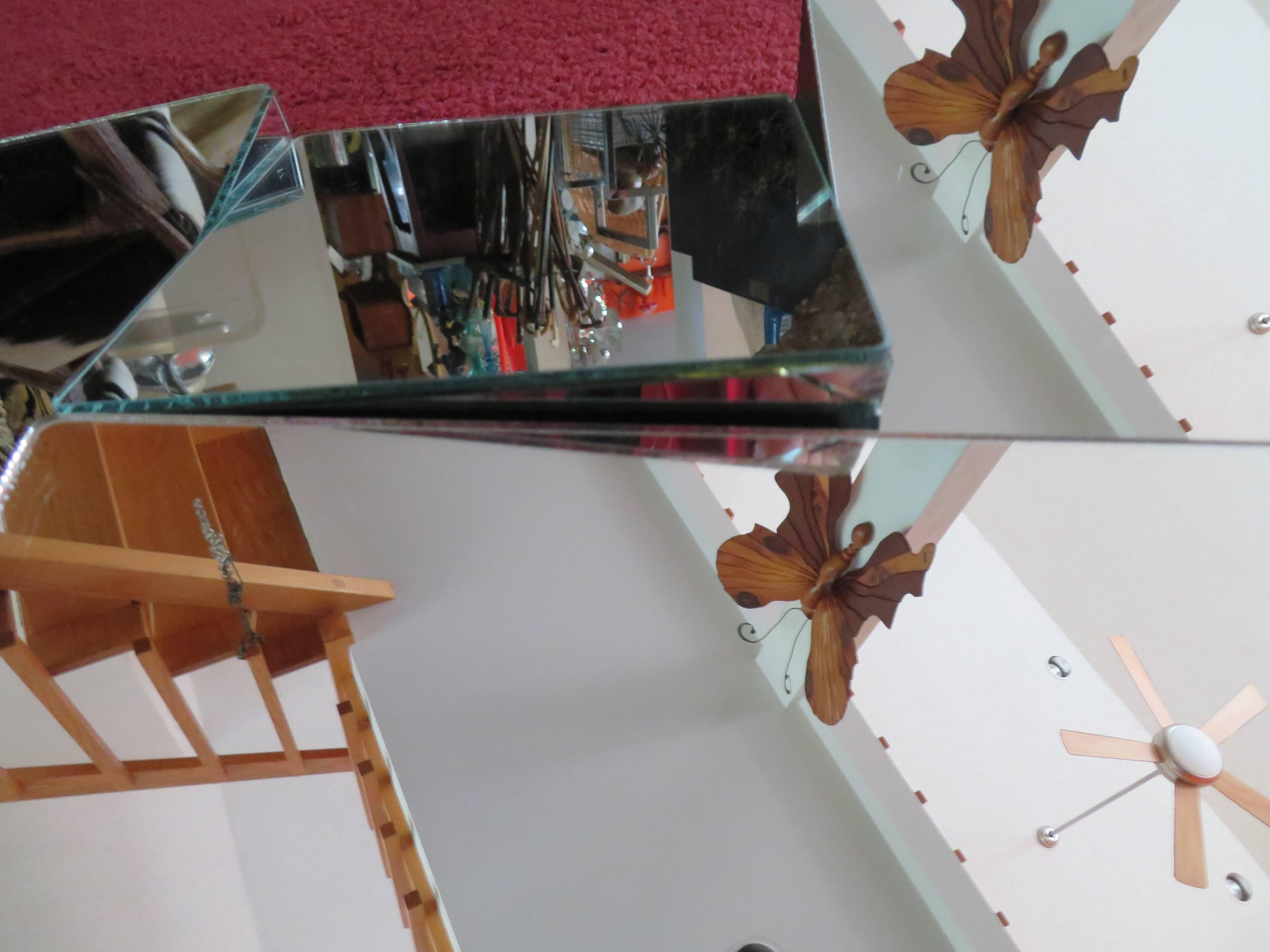Fabulous Original Slopes Cubist Mirror by Neal Small 1