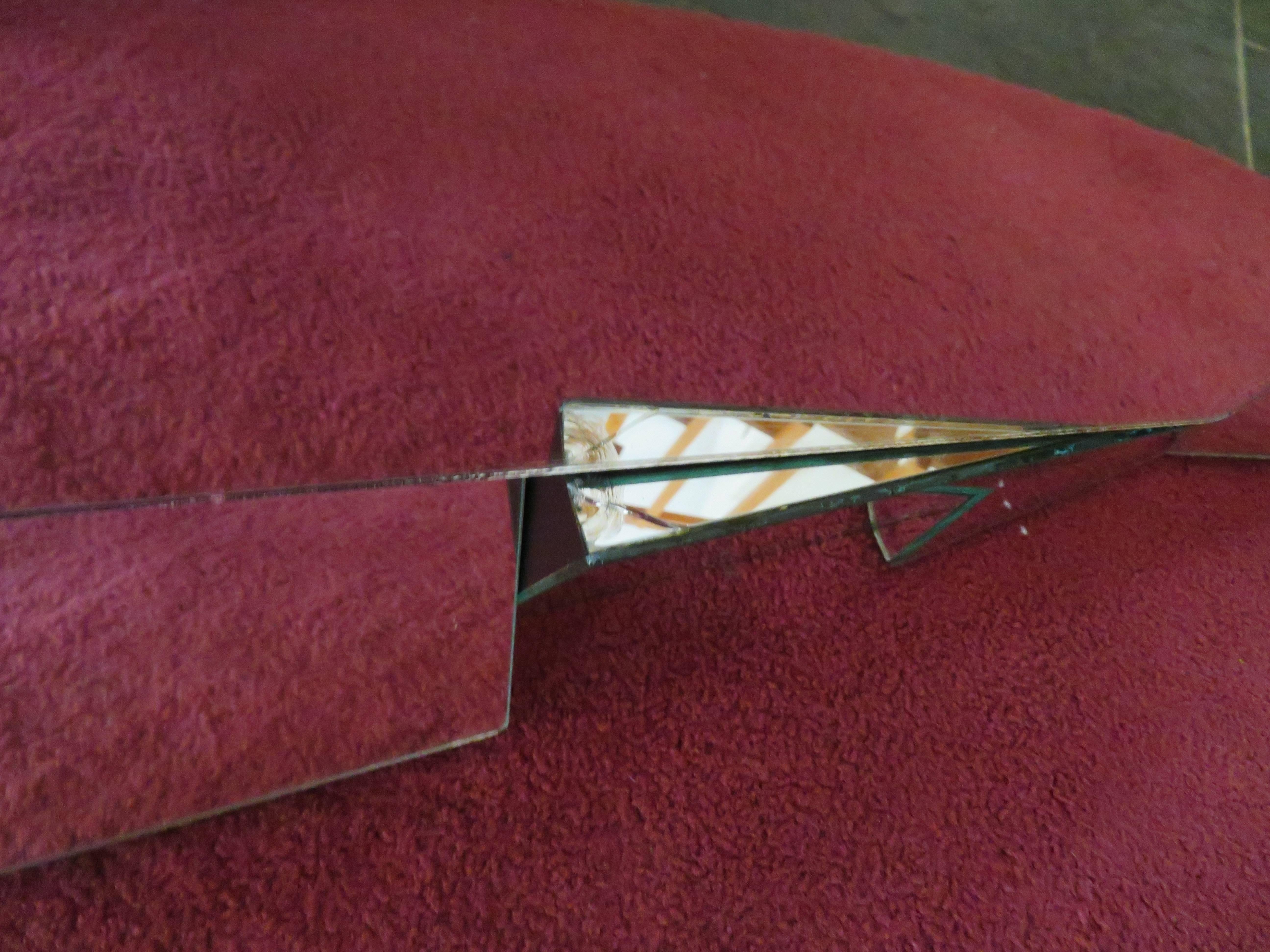 Fabulous Original Slopes Cubist Mirror by Neal Small 3