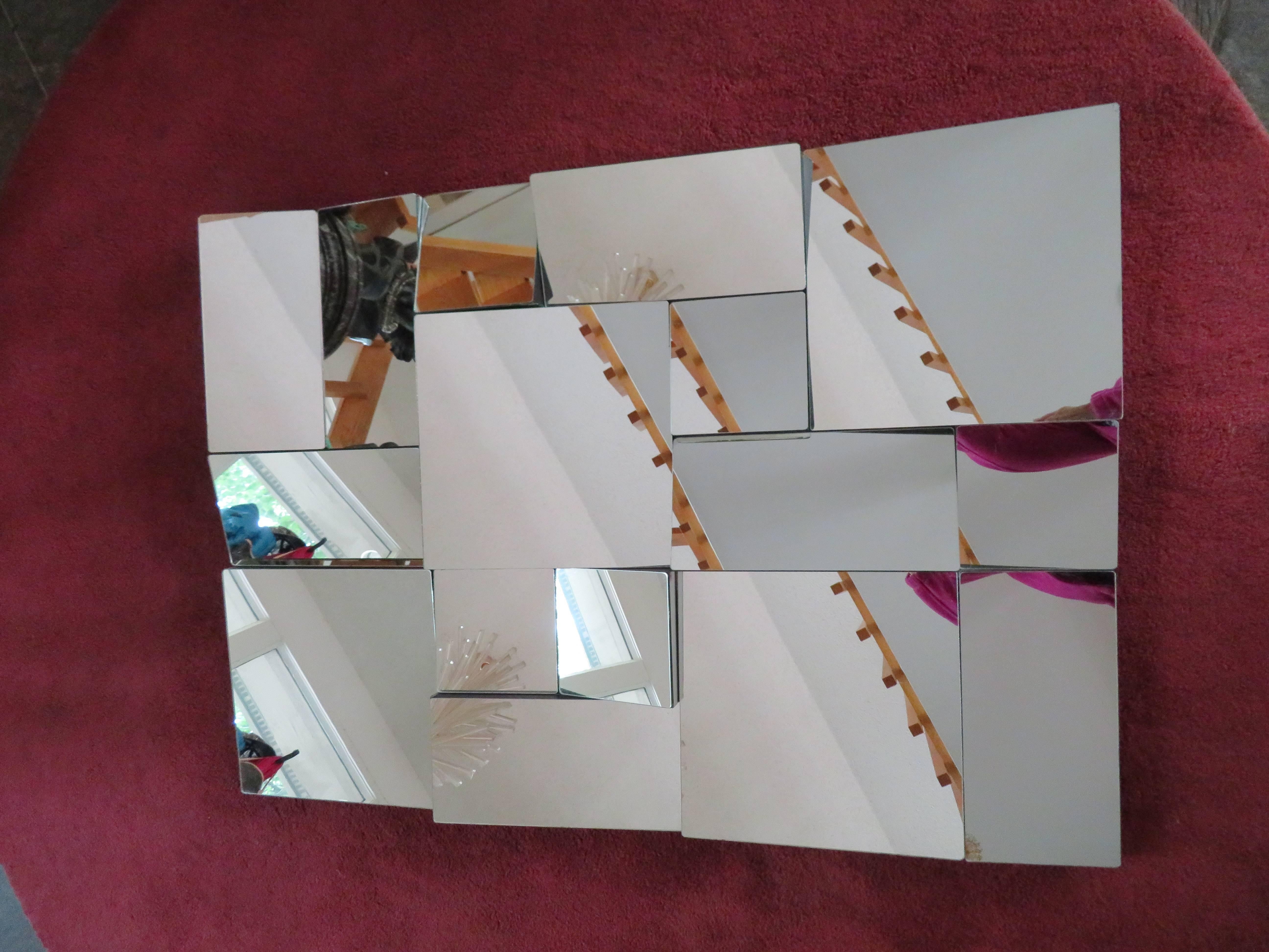 Fabulous Original Slopes Cubist Mirror by Neal Small 4