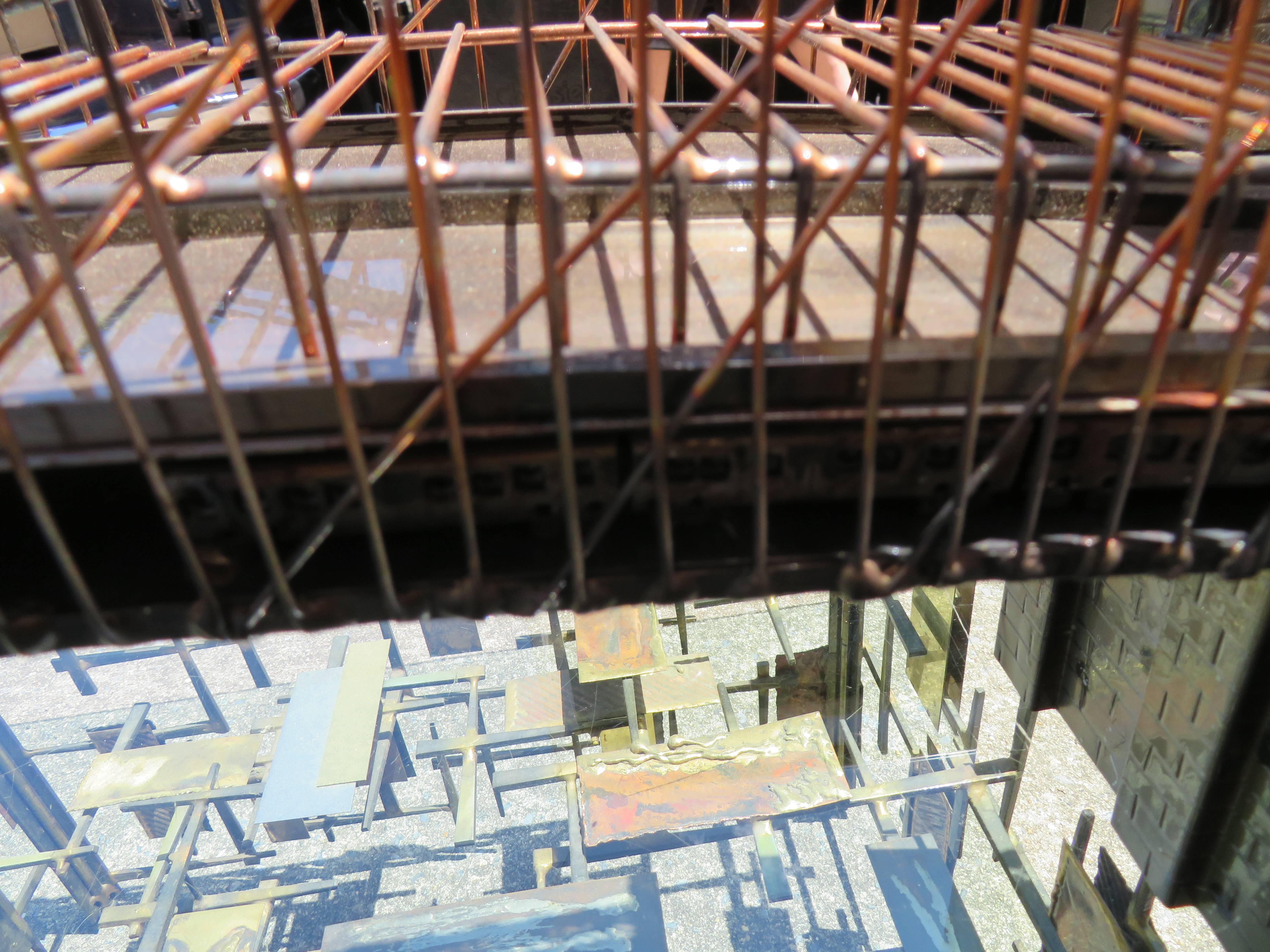 Late 20th Century Wonderful Jere Style Sculpture Brooklyn Bridge Brutalist Mid-Century Modern