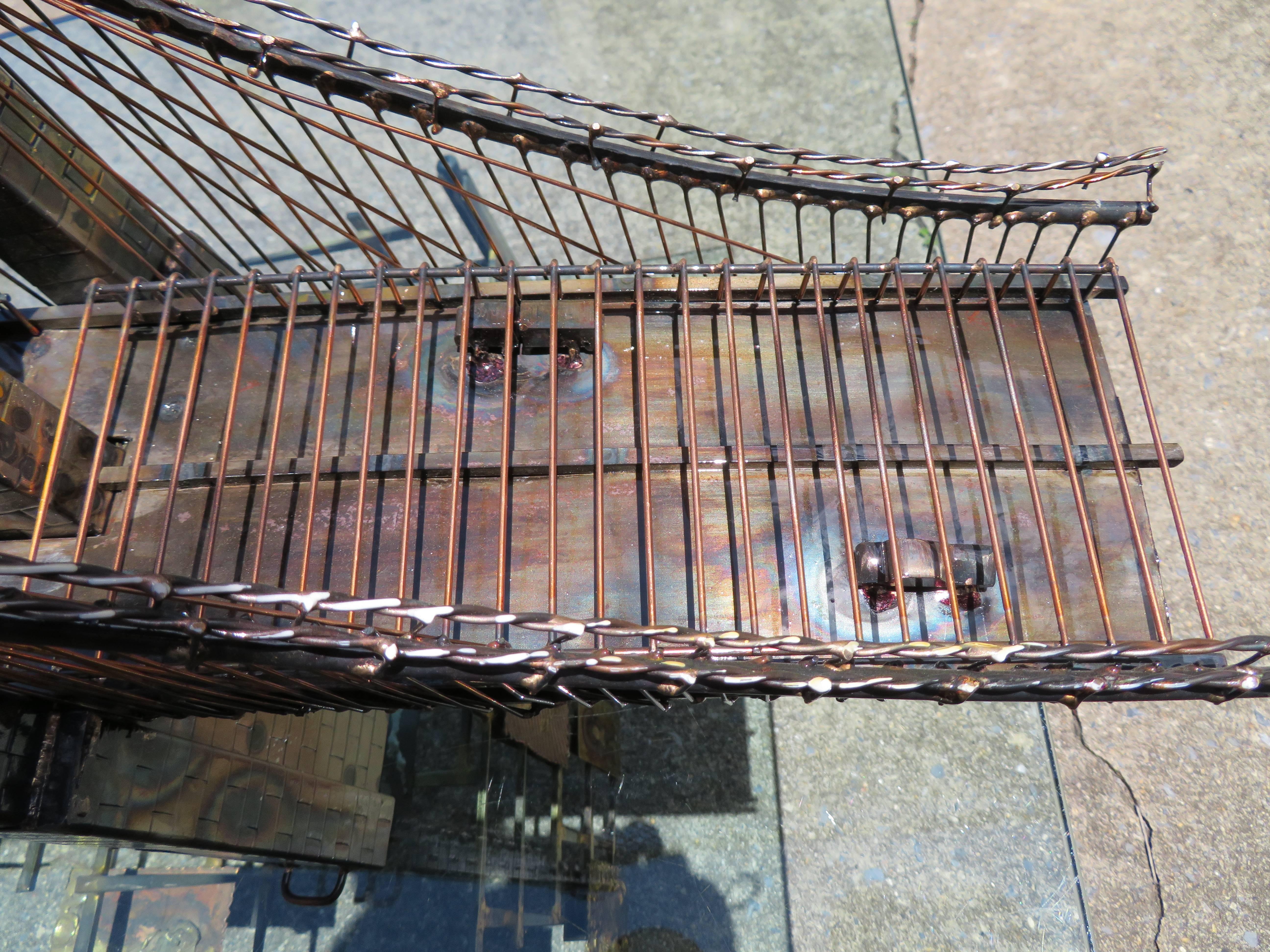 Wonderful Jere Style Sculpture Brooklyn Bridge Brutalist Mid-Century Modern 3