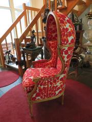 Exciting Mid-Century Modern French Canopy Hood Chair