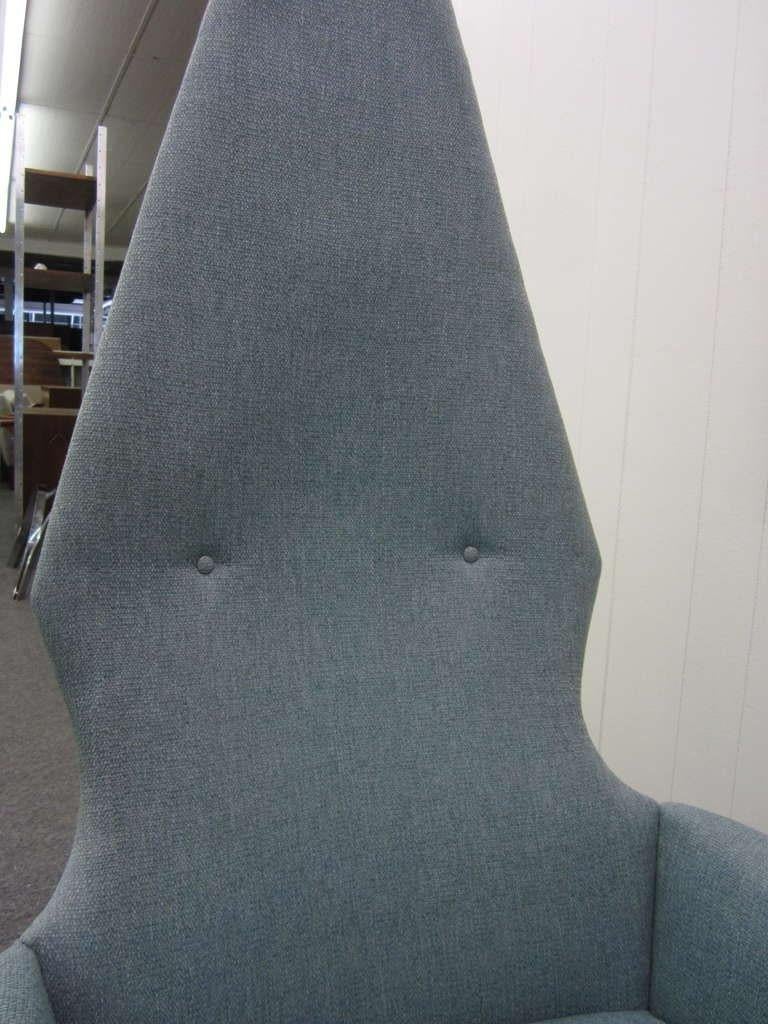Spektakuläres Paar Adrian Pearsall-Stühle mit hoher Rückenlehne, Dänische Moderne, Mitte des Jahrhunderts (Mitte des 20. Jahrhunderts) im Angebot