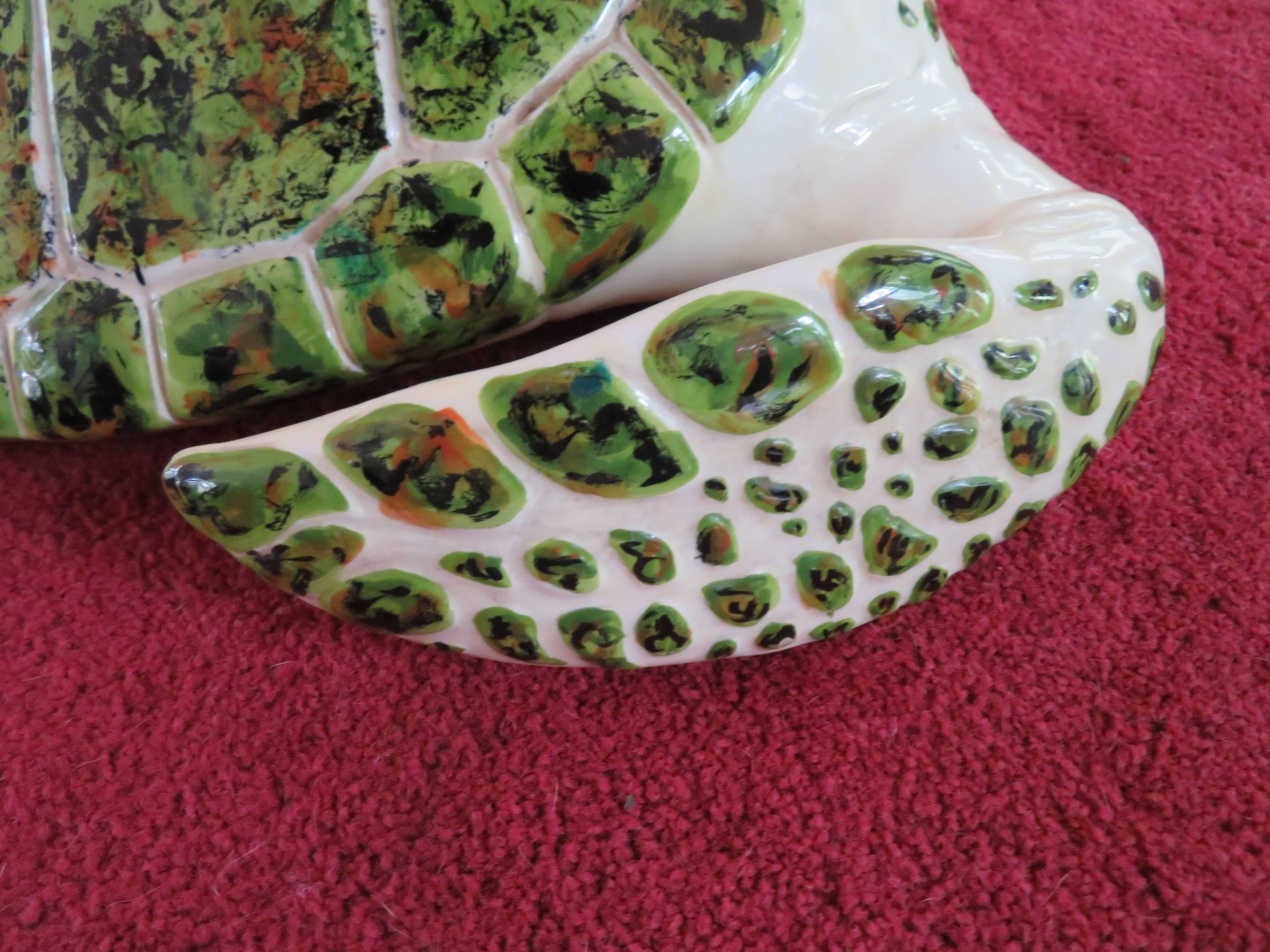 large ceramic turtle