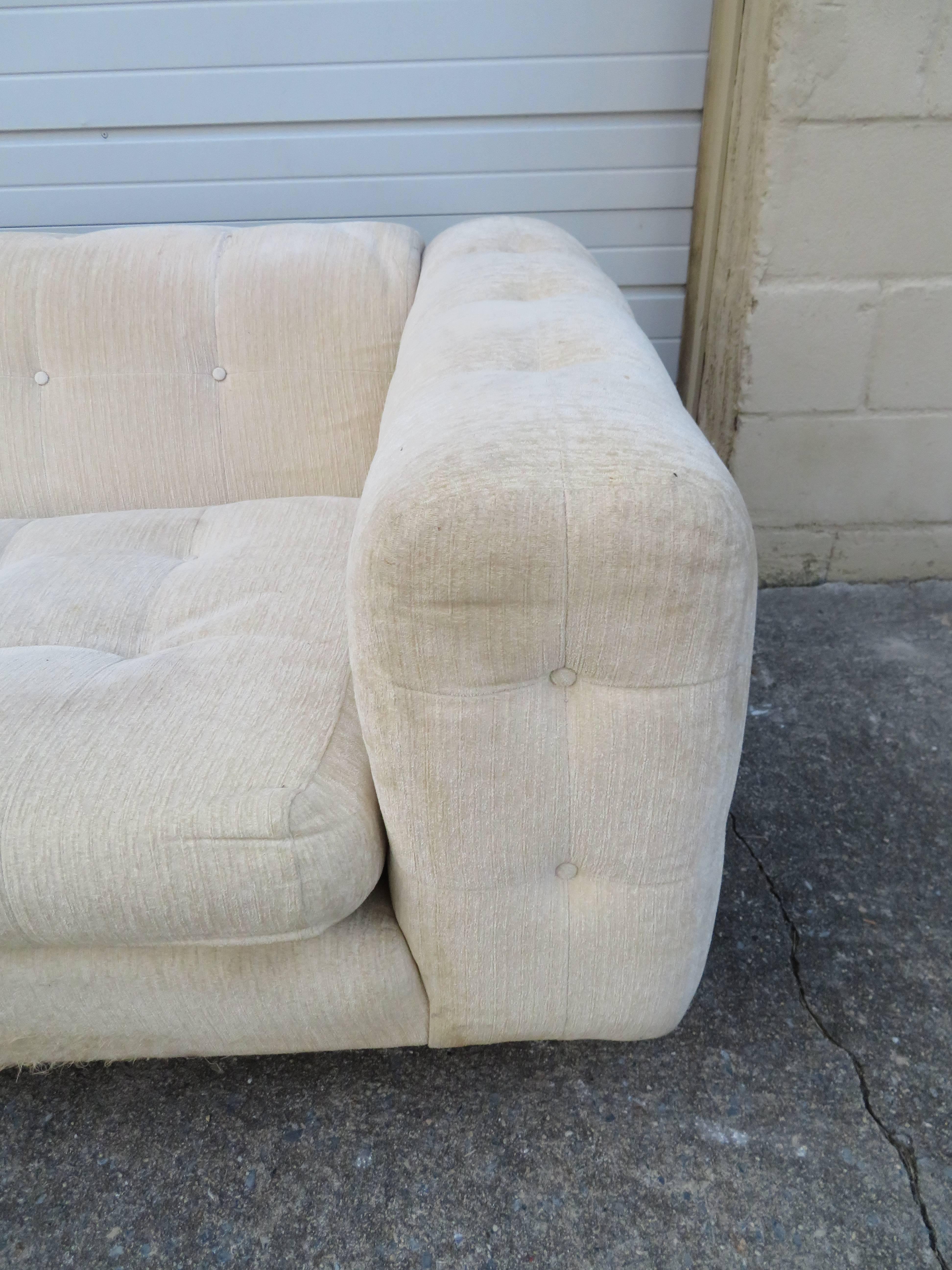 tufted tuxedo sofa