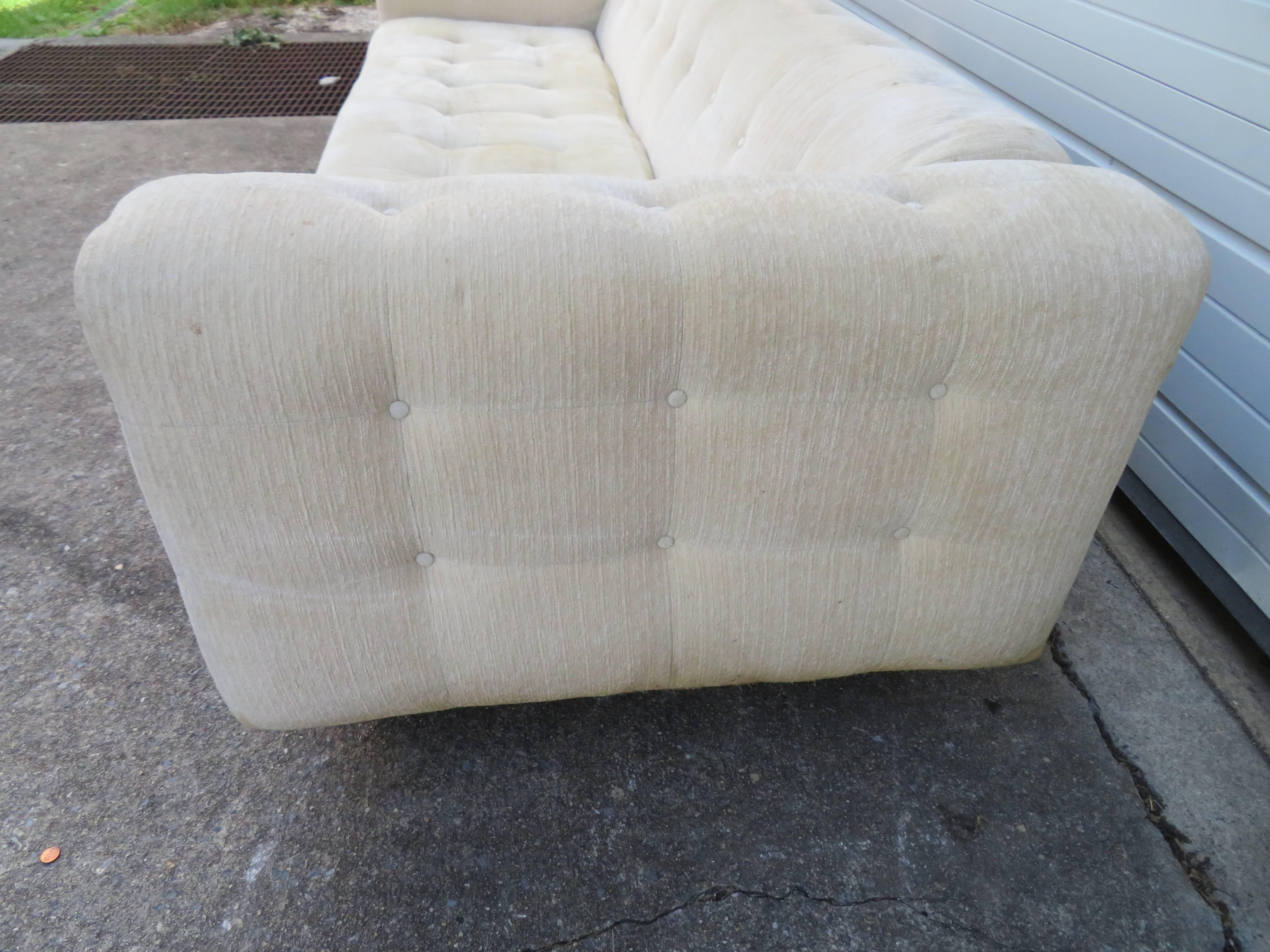 tufted tuxedo sofa