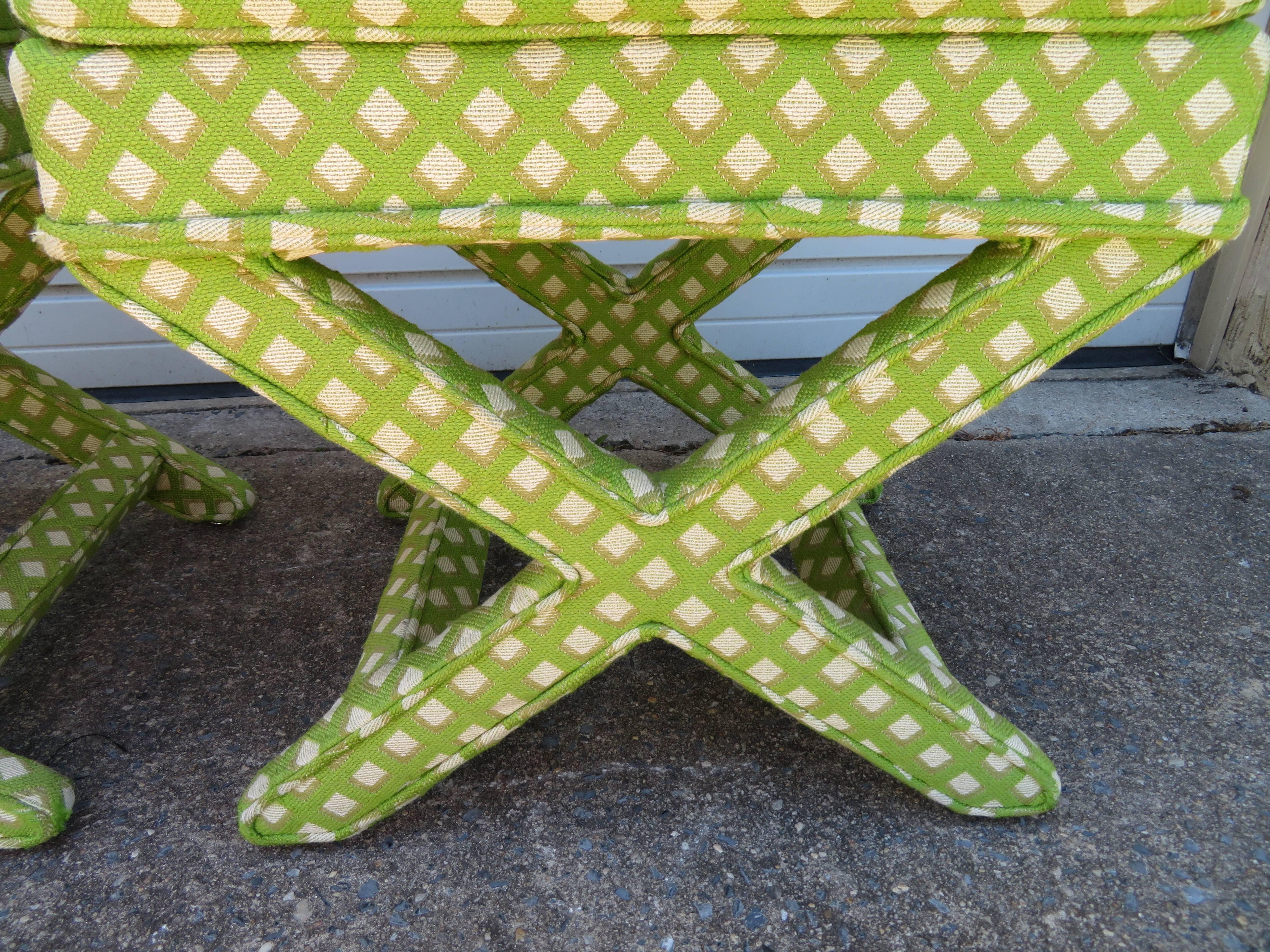 x base stool upholstered