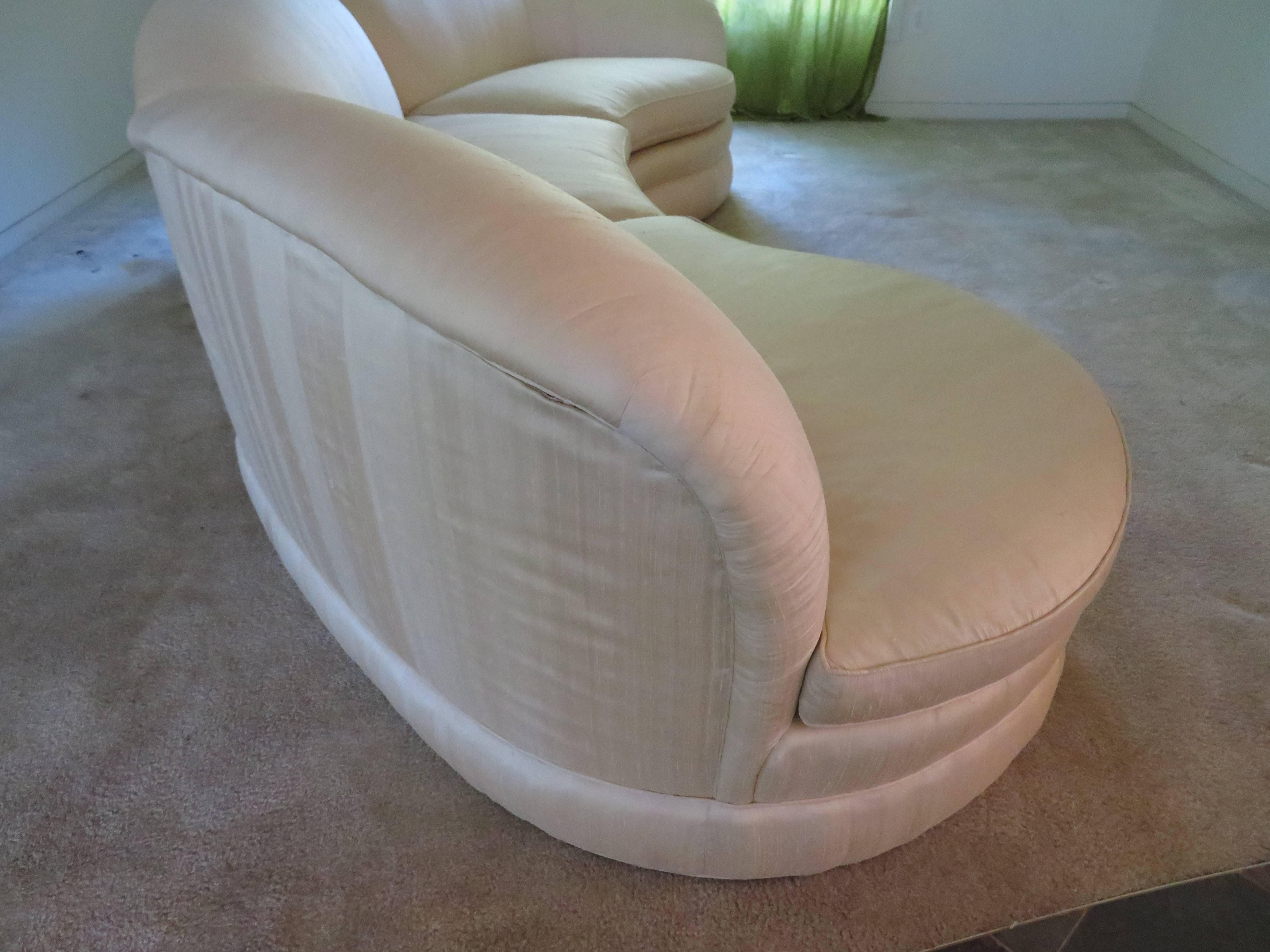 Paire de canapés sectionnels Mid-Century Modern Bon état - En vente à Pemberton, NJ
