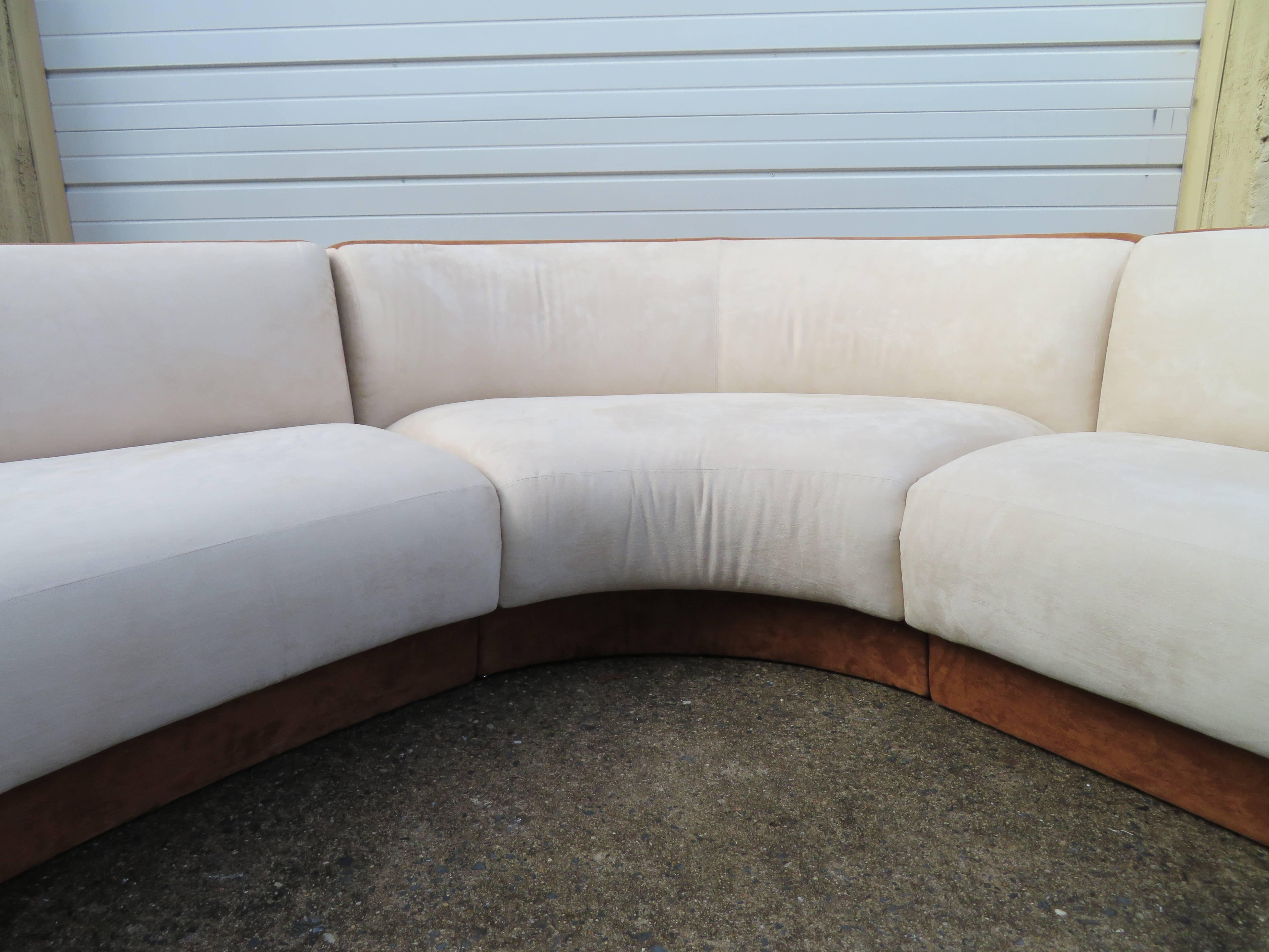 curved sectional sofa