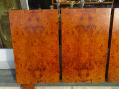 Gorgeous Roland Carter for Lane Olive Wood Queen Size Headboard Midcentury