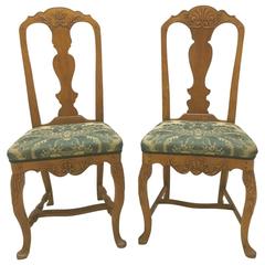 Pair of Danish Rococo Chairs 8
