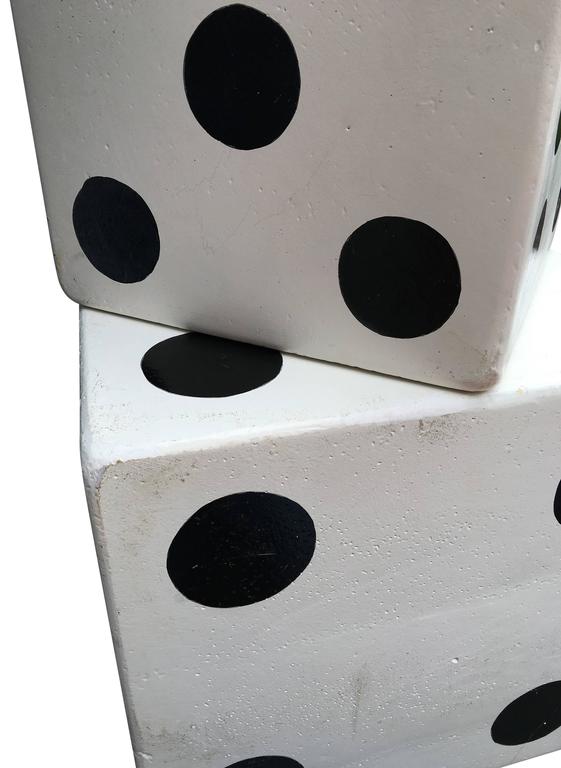 Set of Large Dice Side Tables For Sale at 1stdibs