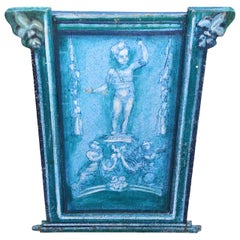 French Putti Decorated Radiator Screen