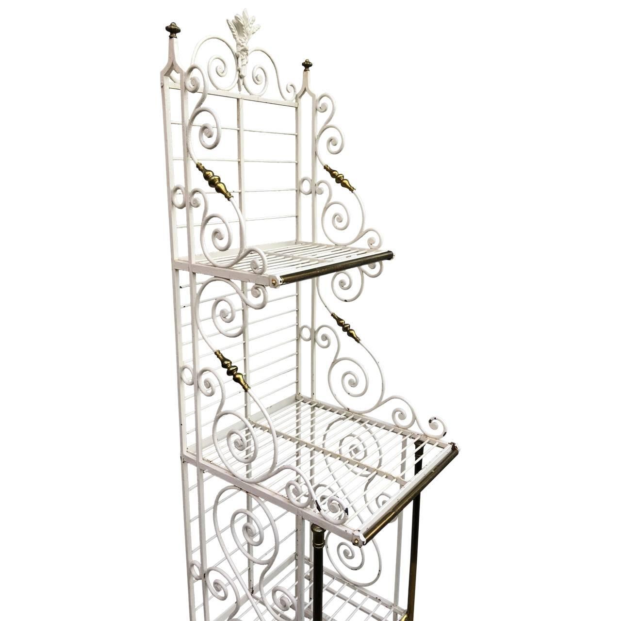 Metal Early French Bakers Rack