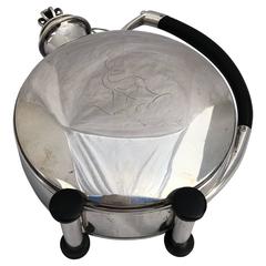 Danish Silver Hunting Flask