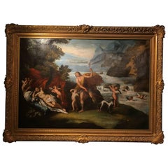 18th Century Italian Romantic Oil Painting