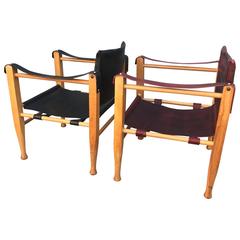 Two Mid-Century Modern Safari Chair 7