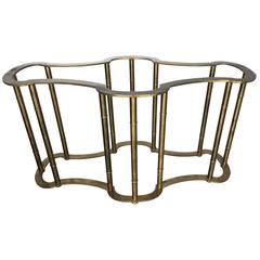 Mastercraft Brass Racetrack Dining Table Base