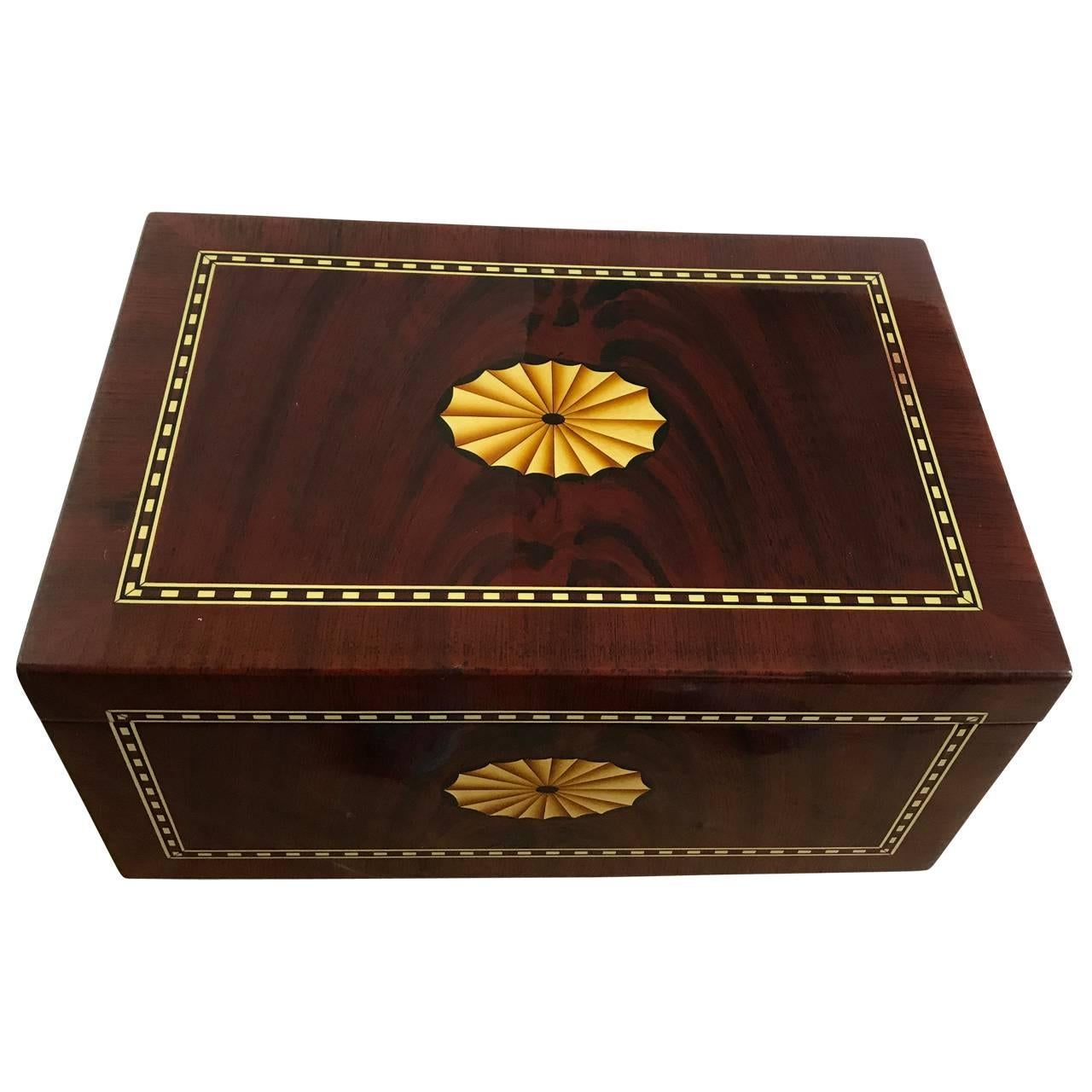 Cuban Large Empire-Style Desk-Top Humidore