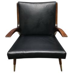 Danish Mid-Century Modern Teak Lounge Chair, 1950s 10