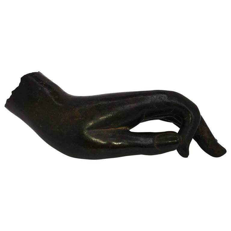 Large Buddha Hand Sculpture For Sale at 1stdibs
