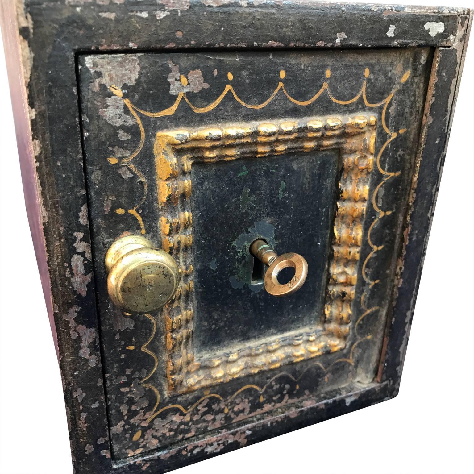 Rustic 19th Century Italian Antique Safe Box