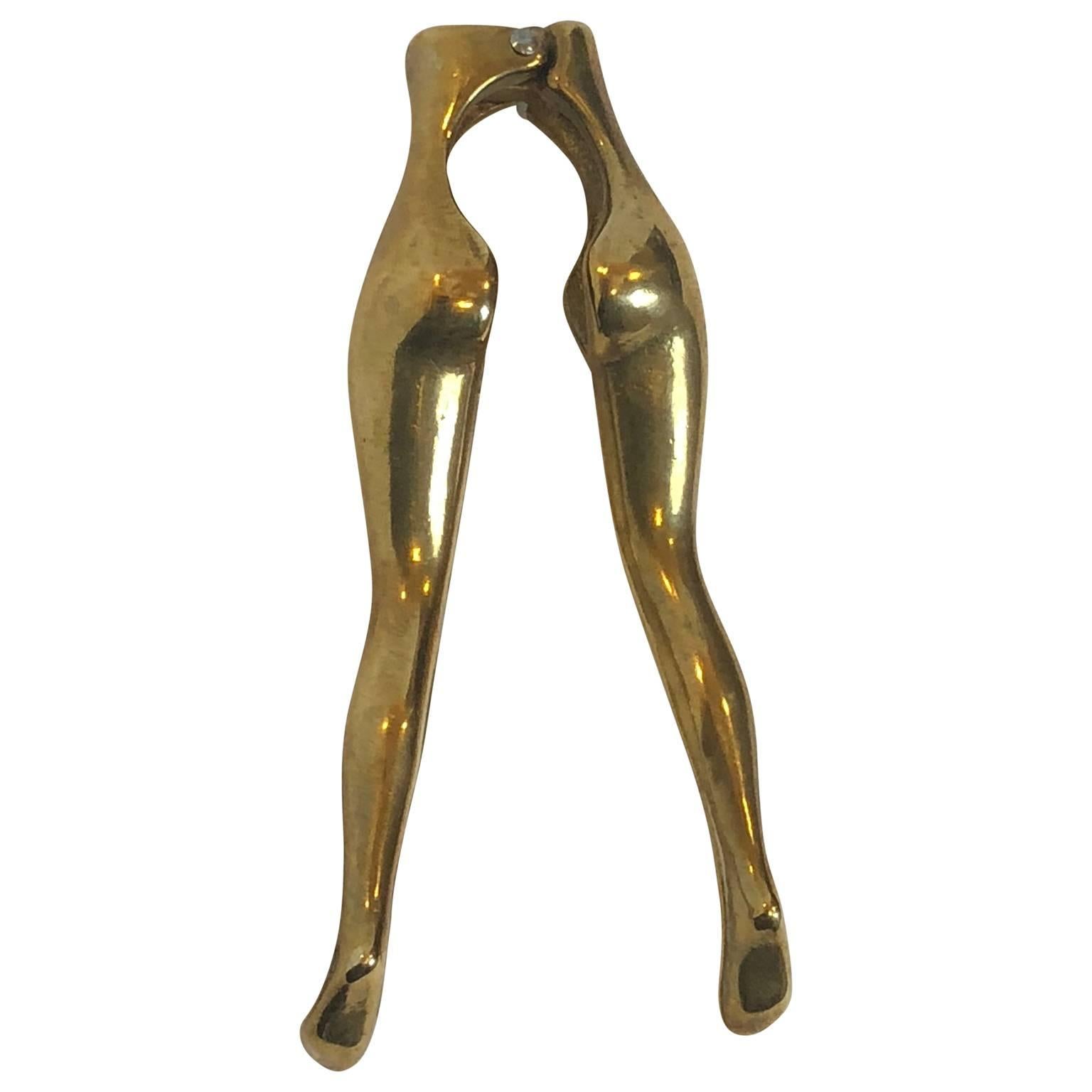 Italian Art Deco Brass Nutcracker 1