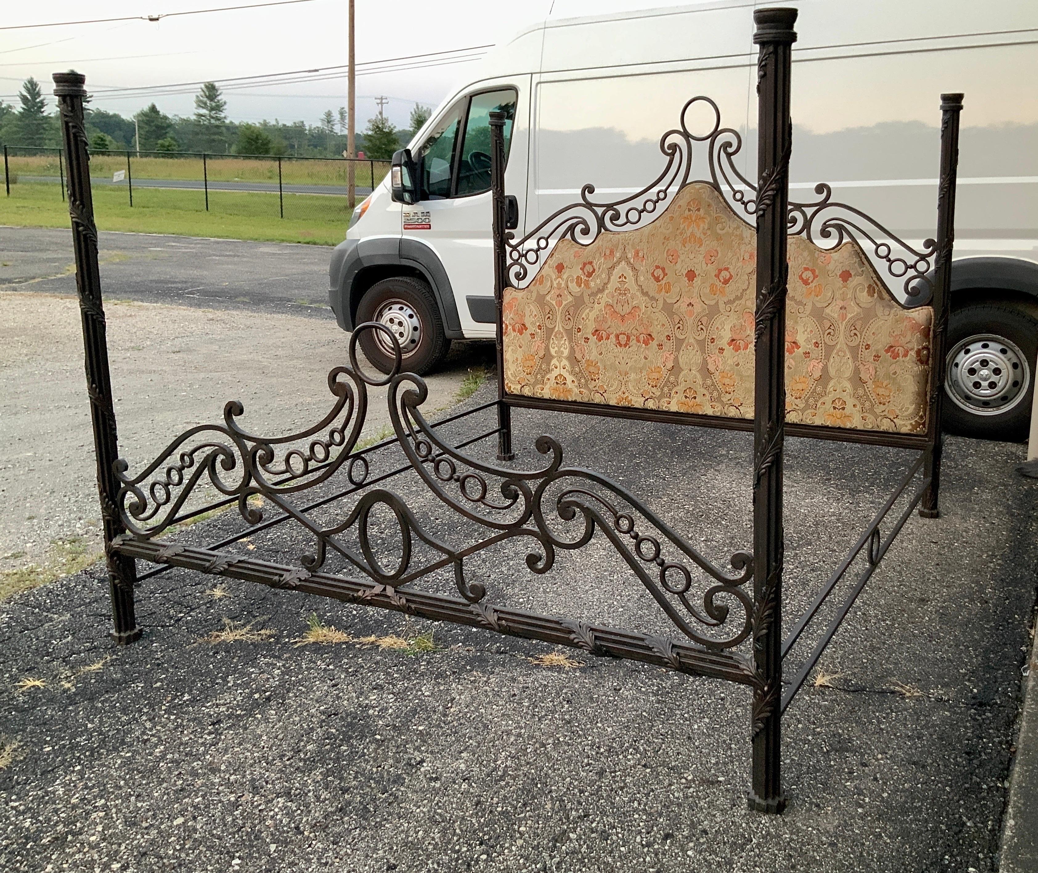 Incredible Phyllis Morris Custom Wrought Iron Canopy Bed XL King 6