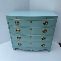 Blue Hickory Furniture Lacquered Four Drawer Bachelors Chest