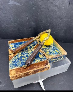 Danish 18th Century Brass And Wood Nutcracker