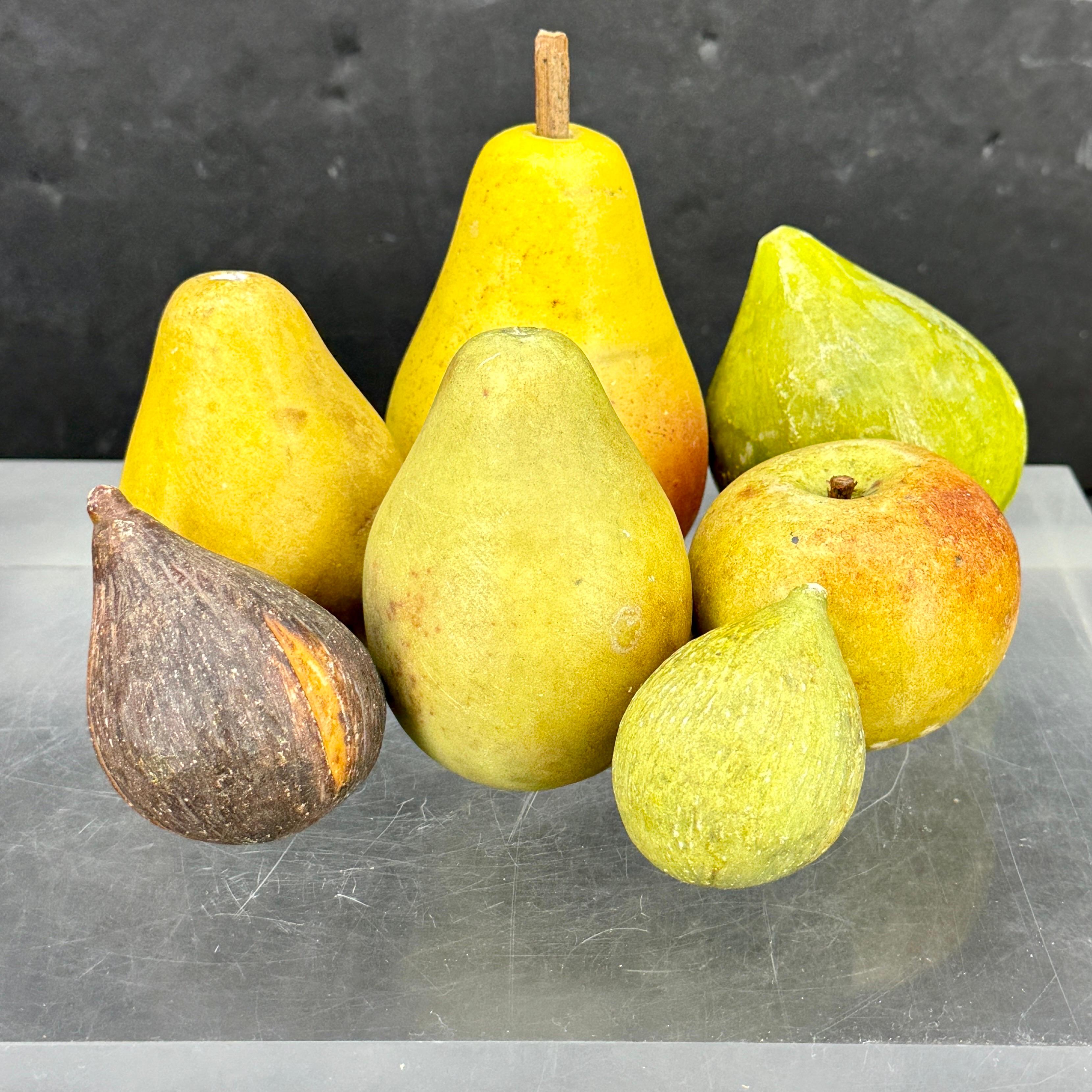 XX secolo Collection'S di composte di frutta italiane in marmo alabastrino in vendita