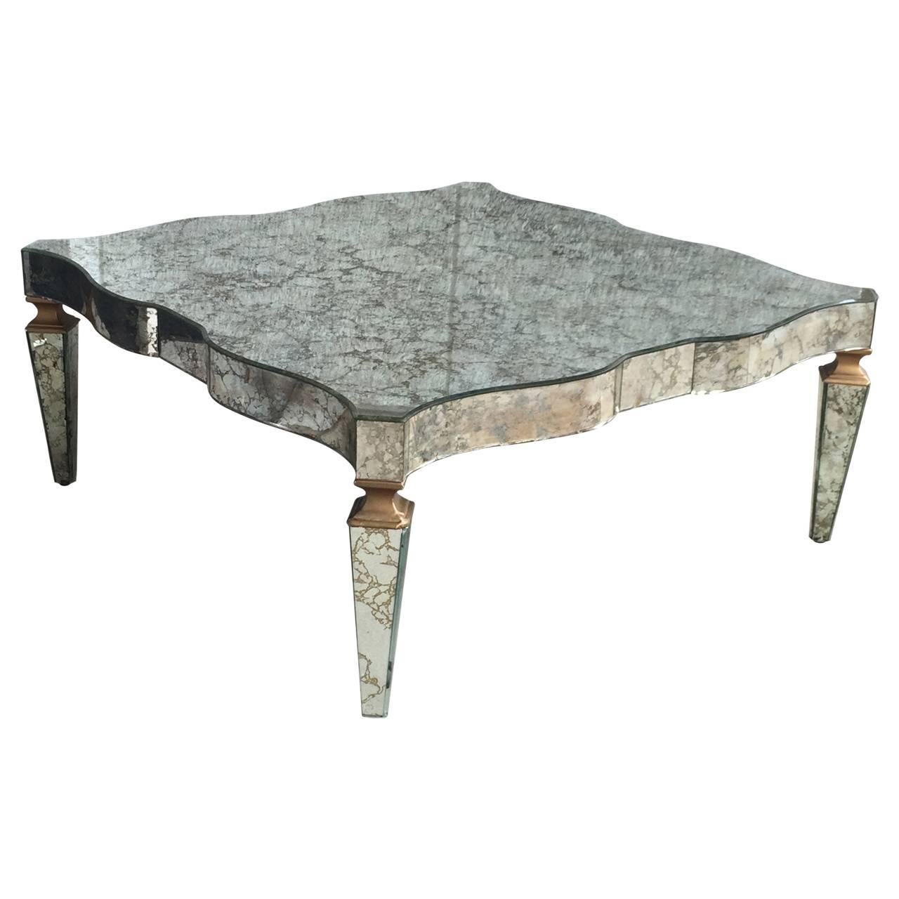 Hollywood Regency Cocktail Table by Campbell Glass